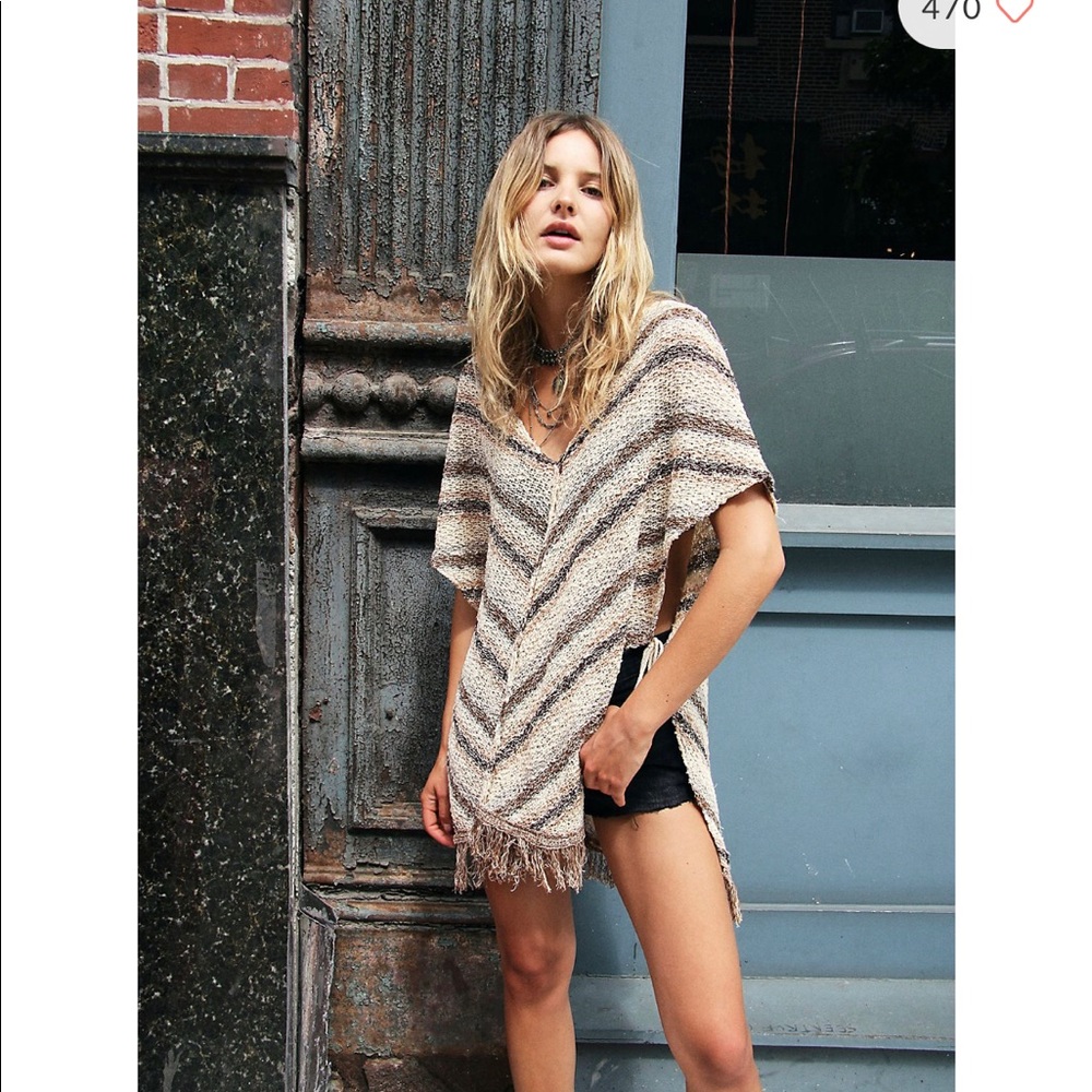 Women’s free people beach/ Neptune Poncho